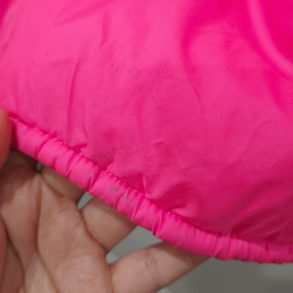 Torrid Hot Pink Happy Camper Fleece Pullover Quilted Jacket, Size 2, 2x - Picture 7 of 16